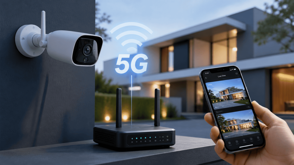 Kamera, router i telefon z aplikacją - jaki internet do kamety